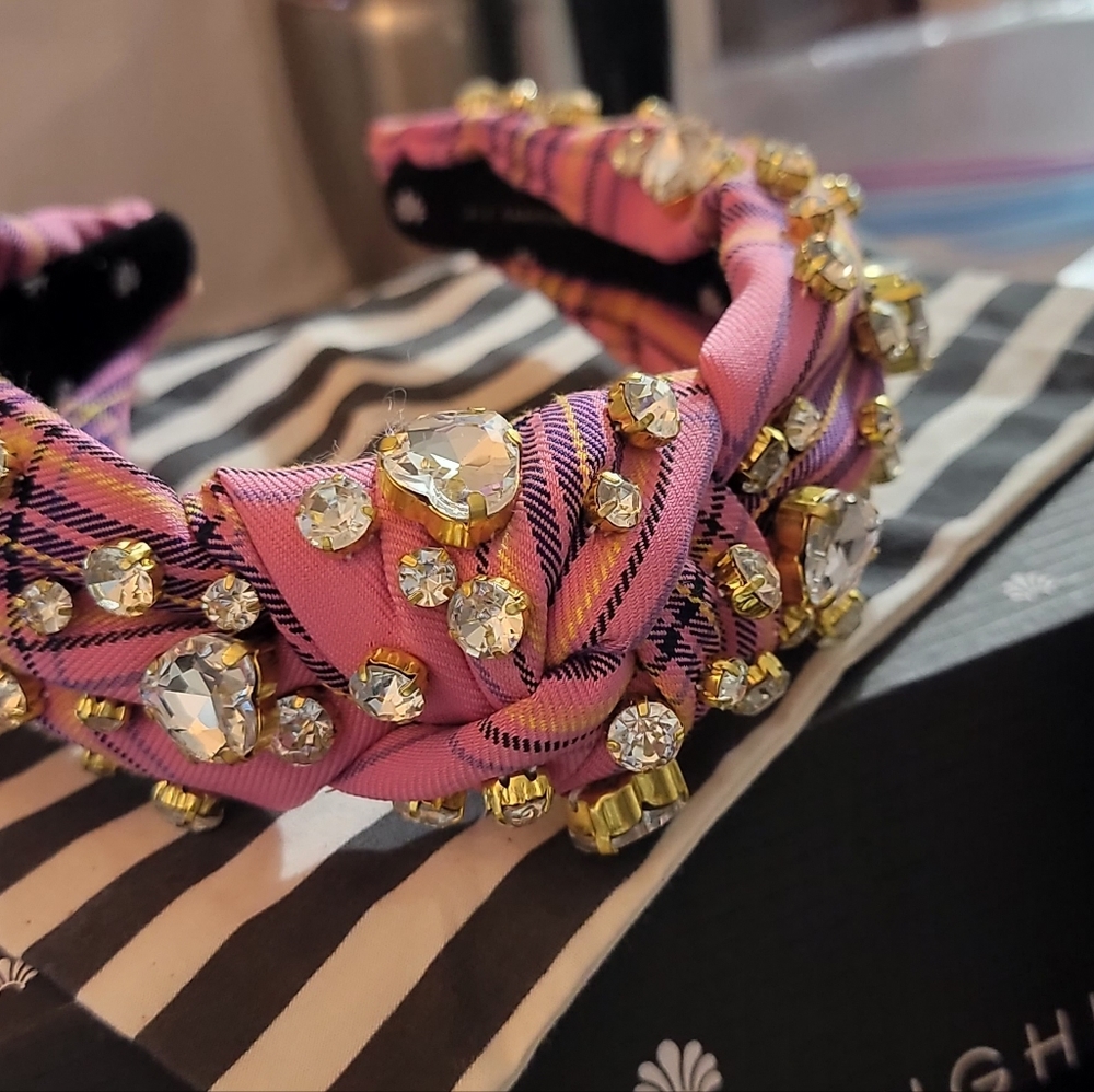 Lele Sadoughi Gingham headband